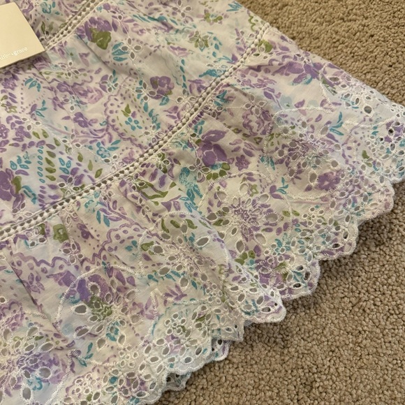 Jennifer & Grace Floral Eyelet Skirt - Picture 3 of 6